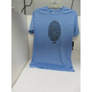 Men's Adidas Short Sleeve T-Shirt  Blue/Black Size Medium New!!!